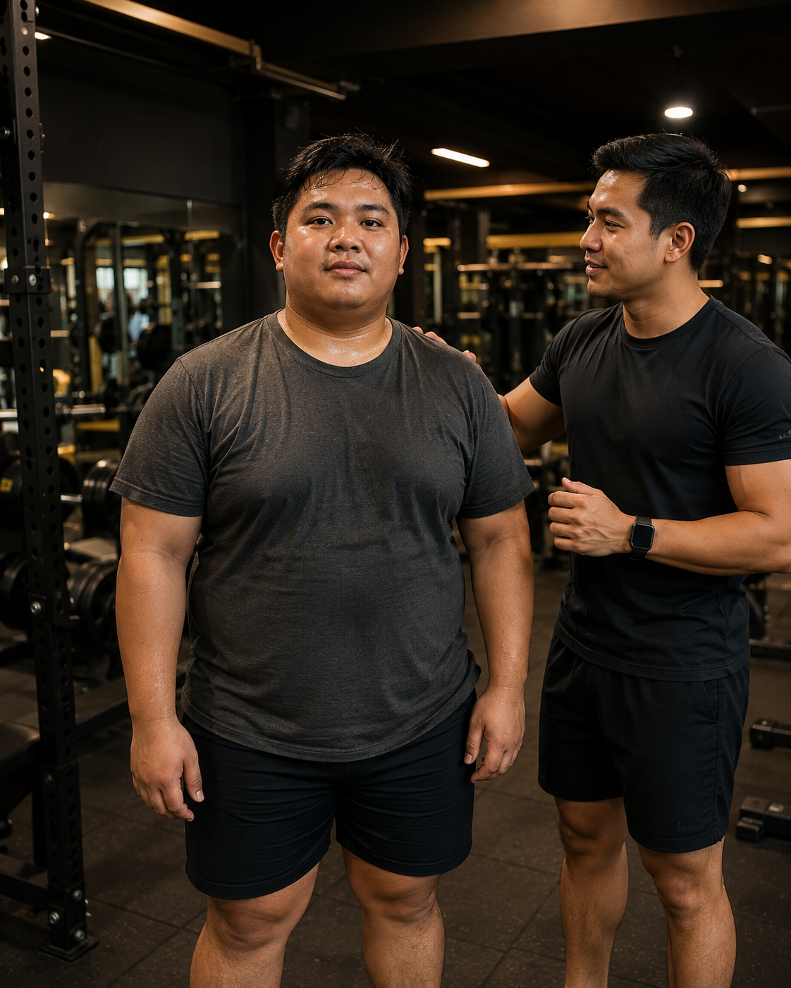 Week 1 transformation check-in at Furukawa Fitness Gym